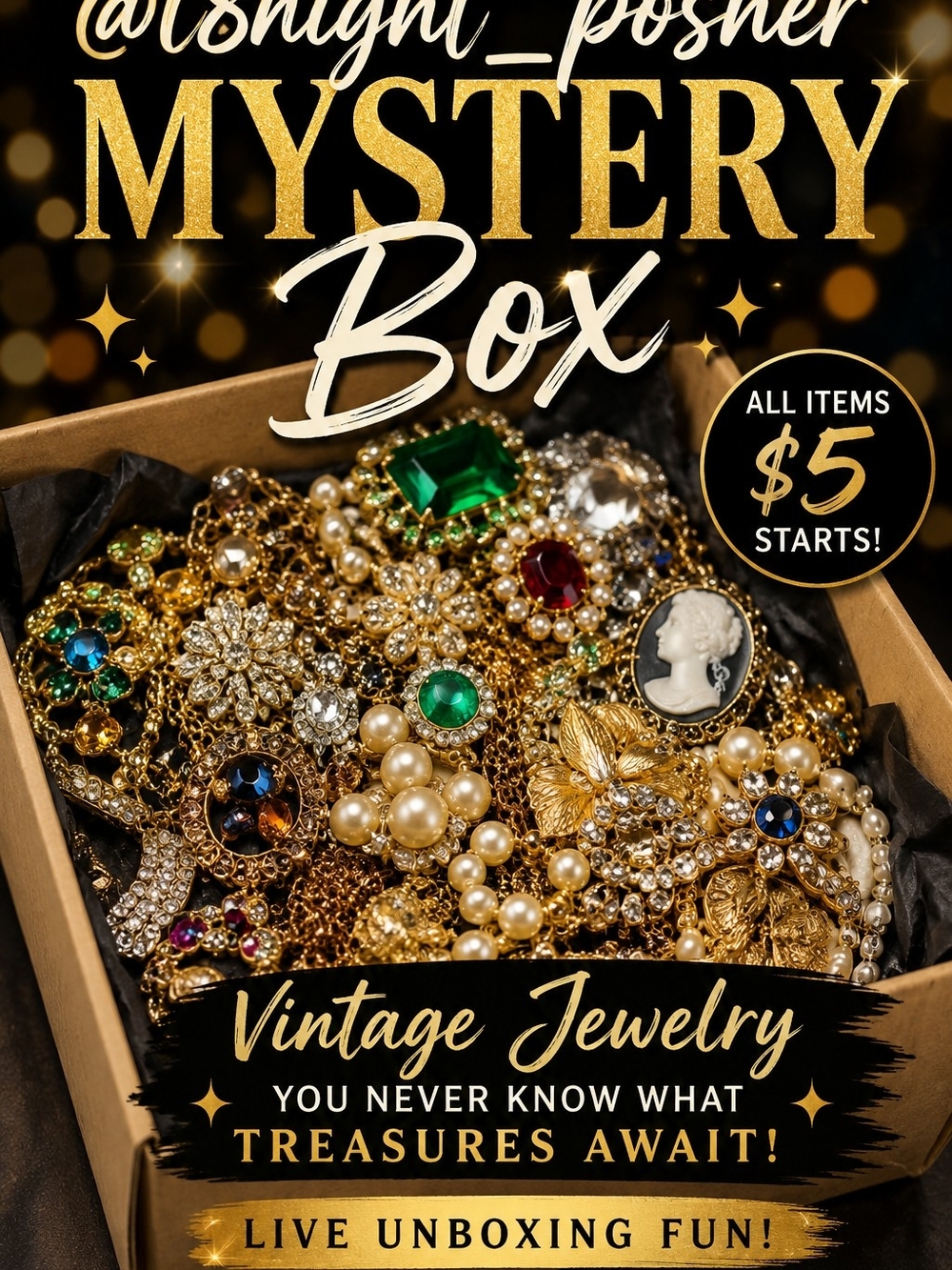 Unlisted Jewelry Item - As Shown - No Cancelations